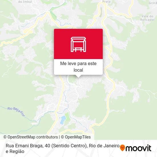 Rua Ernani Braga, 40 (Sentido Centro) mapa