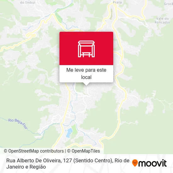 Rua Alberto De Oliveira, 127 (Sentido Centro) mapa