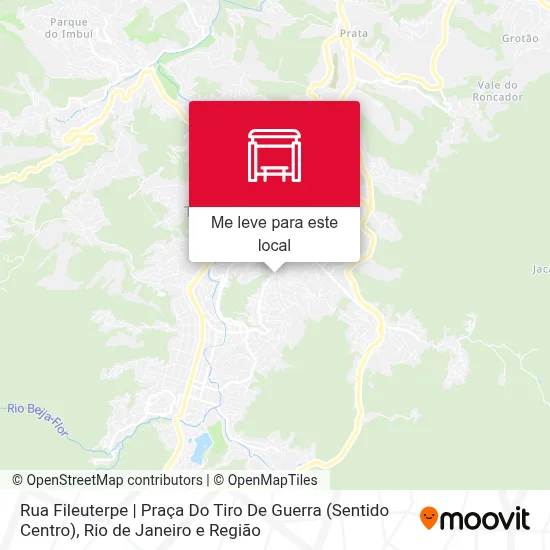 Rua Fileuterpe | Praça Do Tiro De Guerra (Sentido Centro) mapa