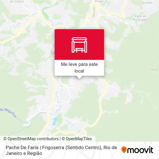 Pache De Faria | Frigoserra (Sentido Centro) mapa