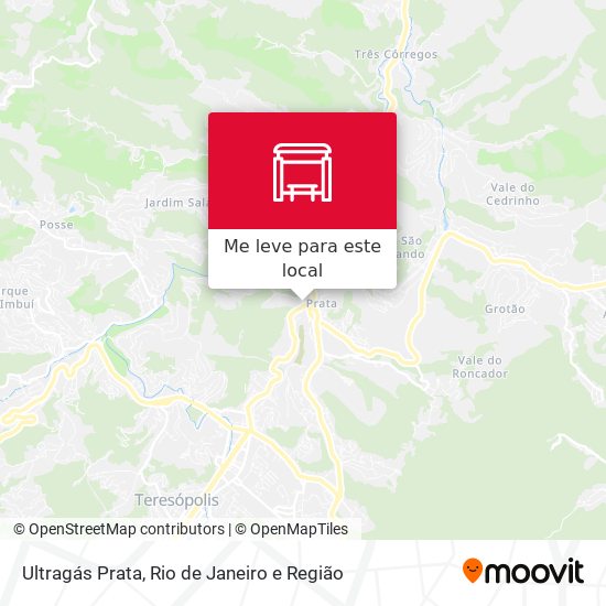 Ultragás Prata mapa