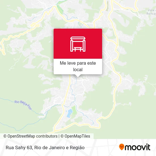 Rua Sahy 63 mapa