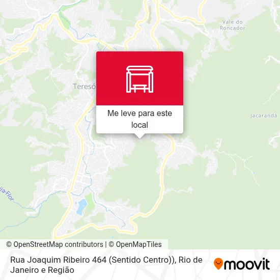 Rua Joaquim Ribeiro 464  (Sentido Centro)) mapa