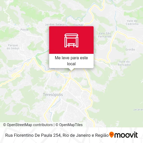 Rua Florentino De Paula 254 mapa