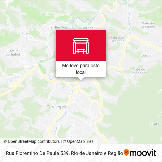 Rua Florentino De Paula 539 mapa