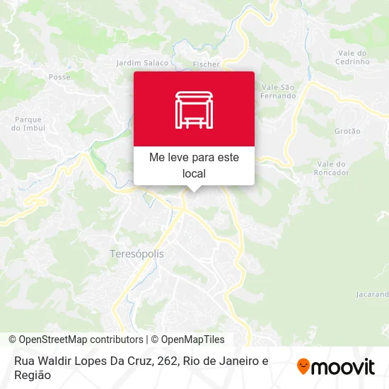 Rua Waldir Lopes Da Cruz, 262 mapa