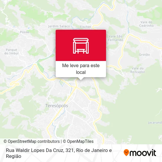 Rua Waldir Lopes Da Cruz, 321 mapa