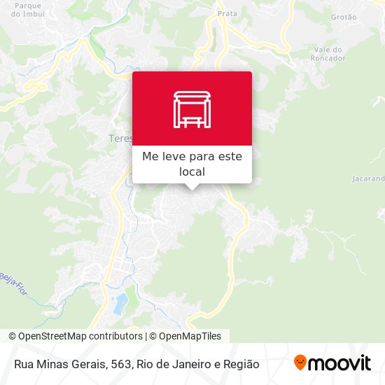 Rua Minas Gerais, 563 mapa