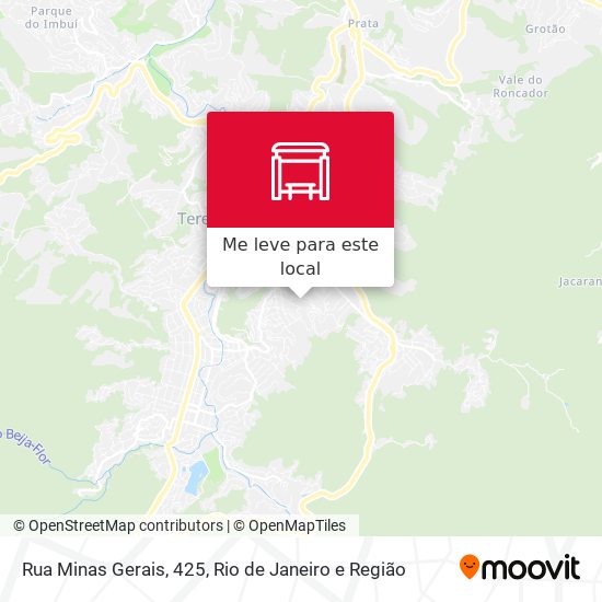 Rua Minas Gerais, 425 mapa