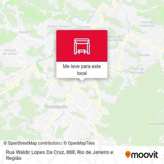 Rua Waldir Lopes Da Cruz, 888 mapa