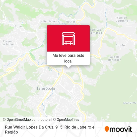 Rua Waldir Lopes Da Cruz, 915 mapa