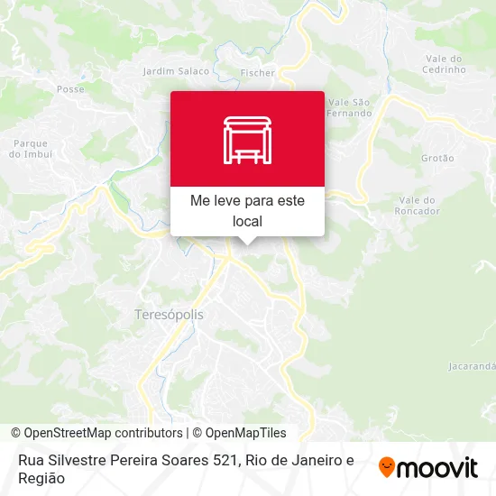 Rua Silvestre Pereira Soares 521 mapa