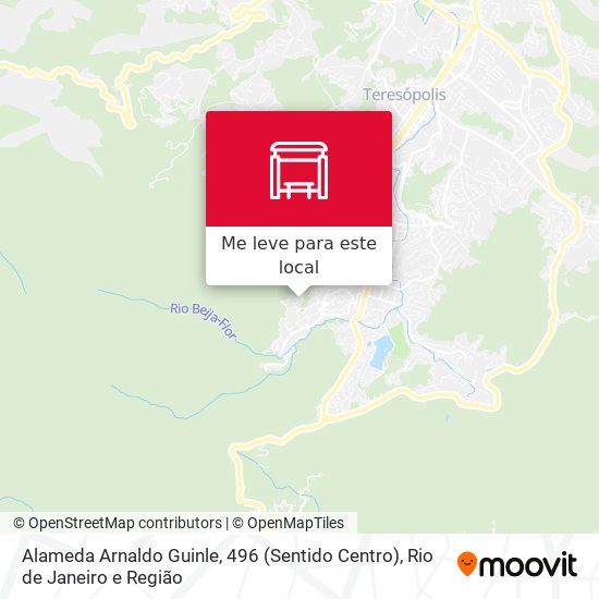 Alameda Arnaldo Guinle, 496 (Sentido Centro) mapa