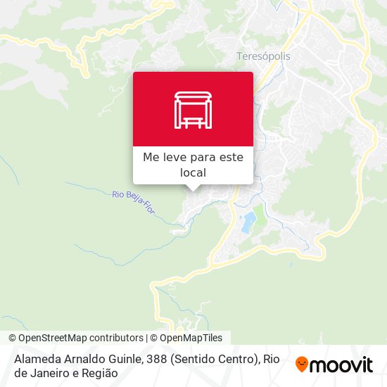 Alameda Arnaldo Guinle, 388 (Sentido Centro) mapa