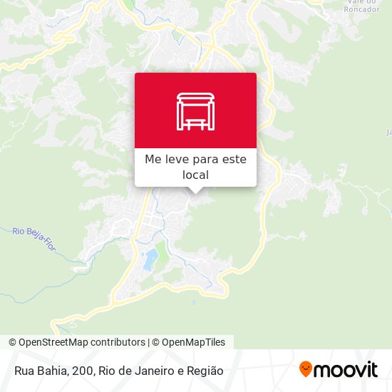 Rua Bahia, 200 mapa