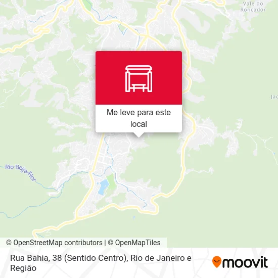 Rua Bahia, 38 (Sentido Centro) mapa
