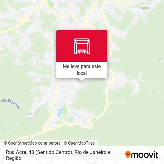 Rua Acre, 43 (Sentido Centro) mapa