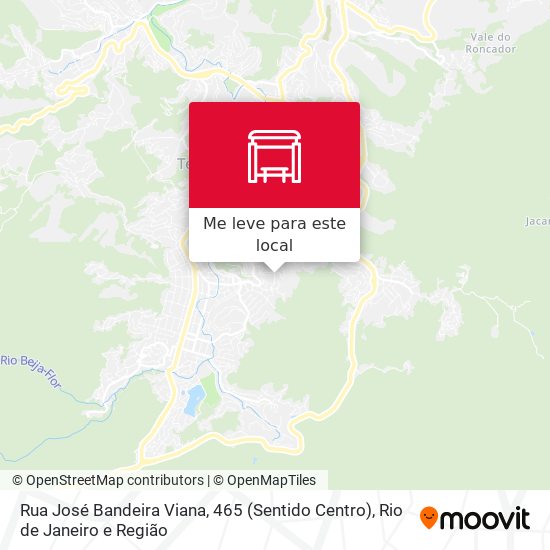 Rua José Bandeira Viana, 465 (Sentido Centro) mapa