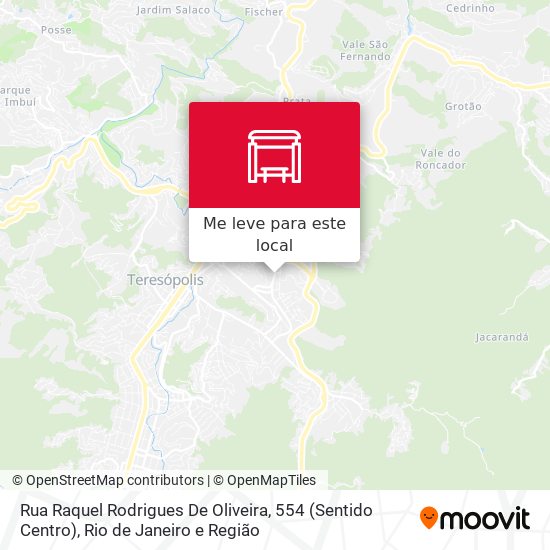Rua Raquel Rodrigues De Oliveira, 554 (Sentido Centro) mapa