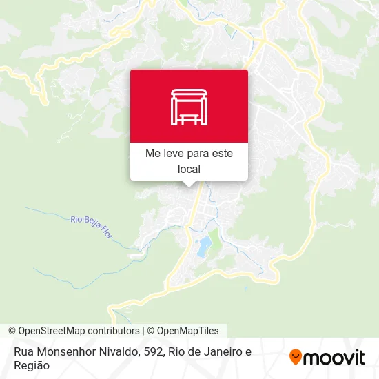 Rua Monsenhor Nivaldo, 592 mapa