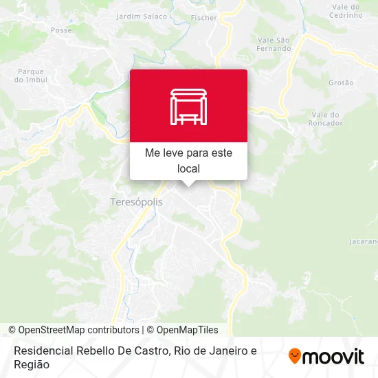 Residencial Rebello De Castro mapa