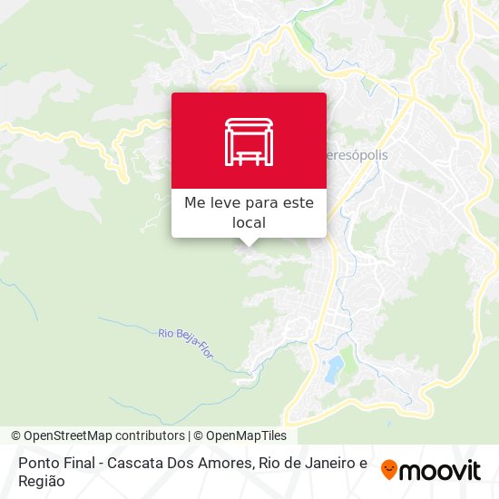 Ponto Final - Cascata Dos Amores mapa