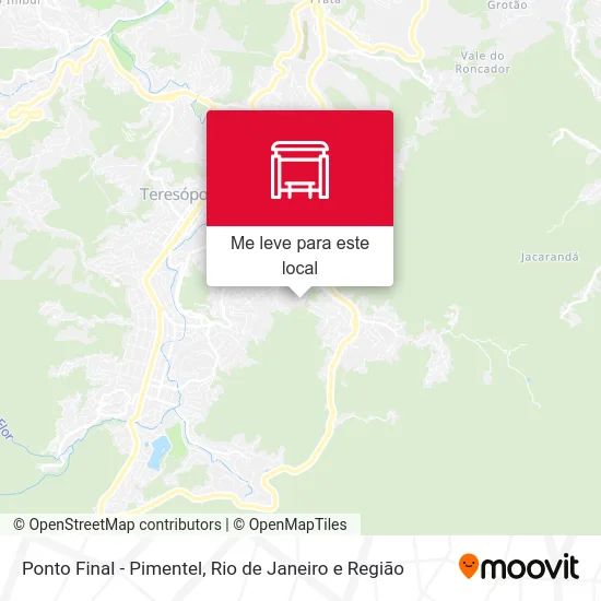 Ponto Final - Pimentel mapa