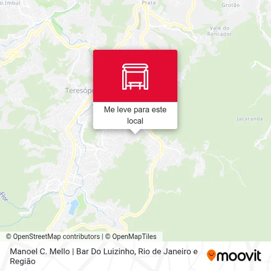 Manoel C. Mello | Bar Do Luizinho mapa