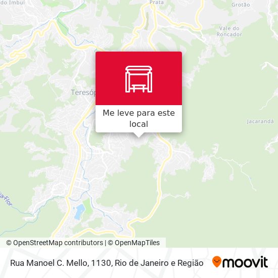 Rua Manoel C. Mello, 1130 mapa