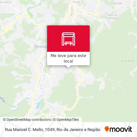 Rua Manoel C. Mello, 1049 mapa