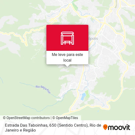 Estrada Das Taboinhas, 650 (Sentido Centro) mapa