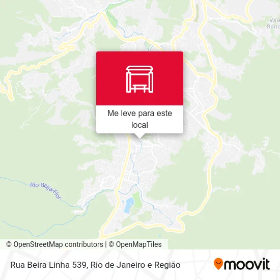Rua Beira Linha 539 mapa