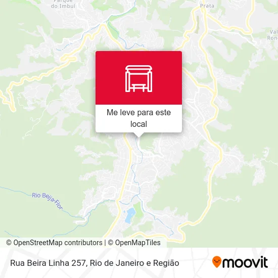 Rua Beira Linha 257 mapa