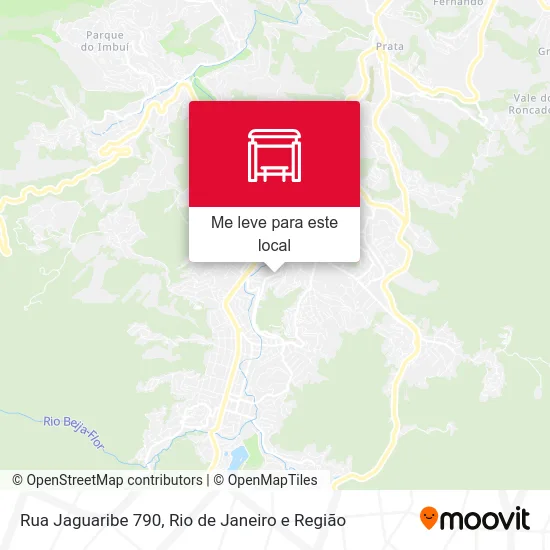 Rua Jaguaribe 790 mapa