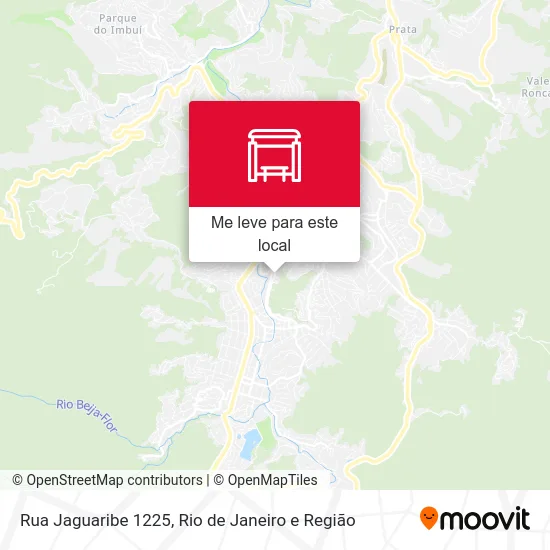 Rua Jaguaribe 1225 mapa