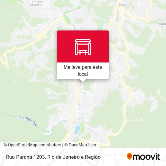 Rua Paraná 1203 mapa