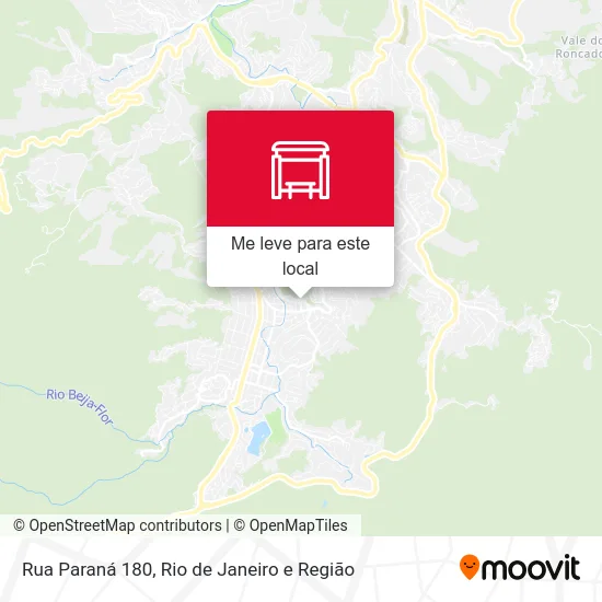 Rua Paraná 180 mapa