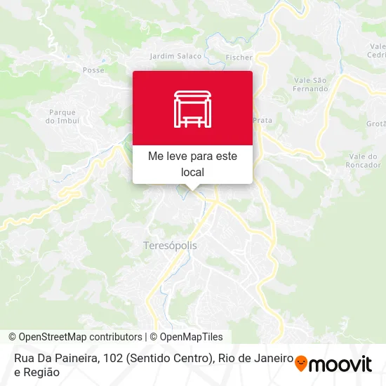 Rua Da Paineira, 102 (Sentido Centro) mapa