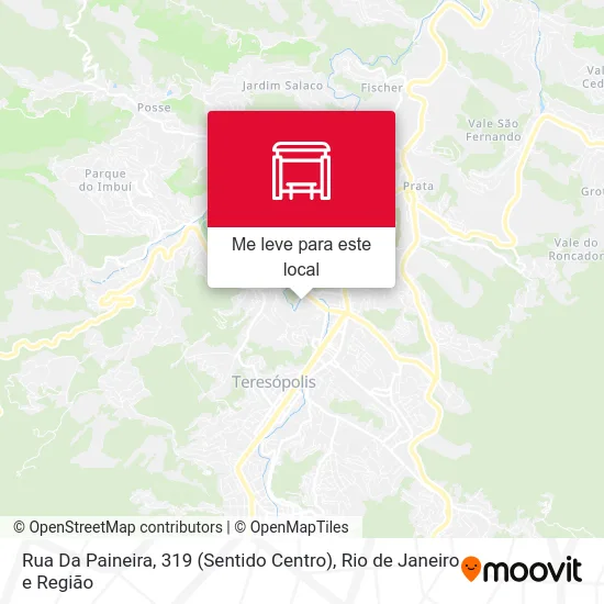Rua Da Paineira, 319 (Sentido Centro) mapa