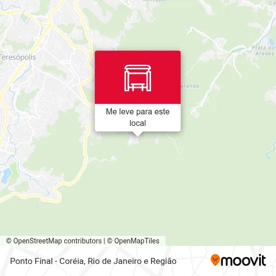 Ponto Final - Coréia mapa