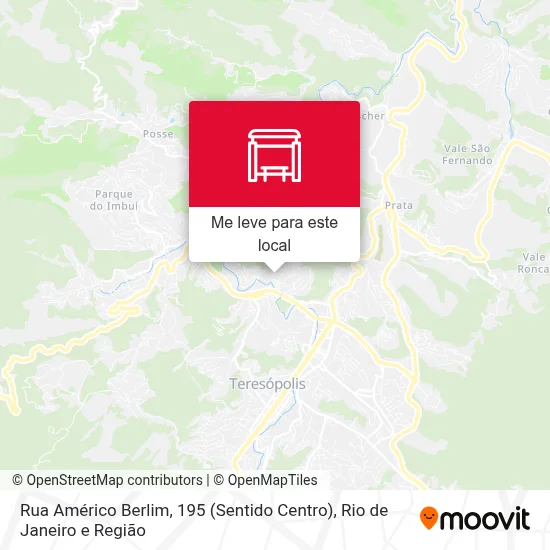 Rua Américo Berlim, 195 (Sentido Centro) mapa