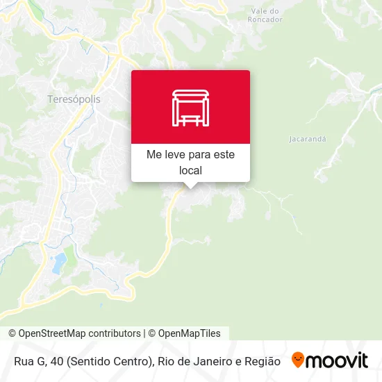 Rua G, 40 (Sentido Centro) mapa