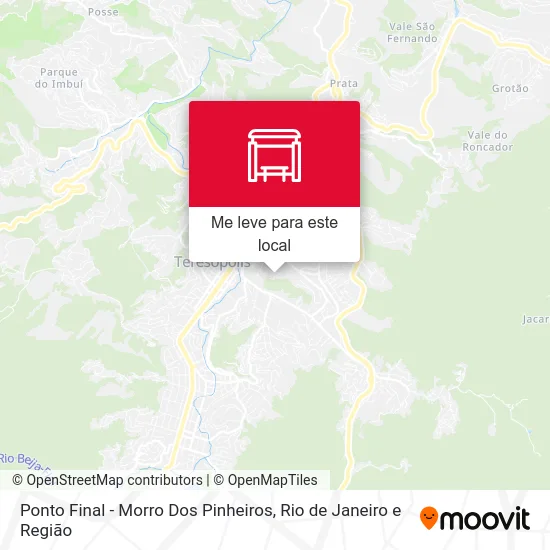 Ponto Final - Morro Dos Pinheiros mapa