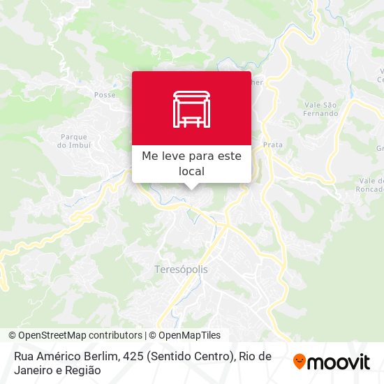 Rua Américo Berlim, 425 (Sentido Centro) mapa