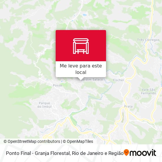 Ponto Final - Granja Florestal mapa
