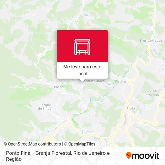 Ponto Final - Granja Florestal mapa