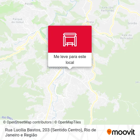 Rua Lucília Bastos, 203 (Sentido Centro) mapa