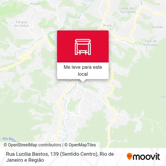 Rua Lucília Bastos, 139 (Sentido Centro) mapa