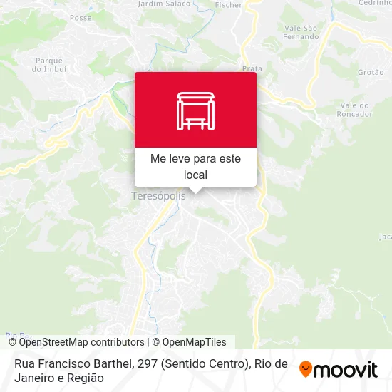 Rua Francisco Barthel, 297 (Sentido Centro) mapa