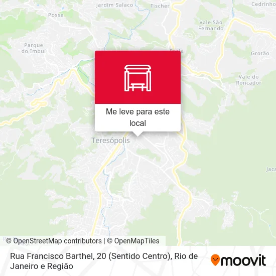 Rua Francisco Barthel, 20 (Sentido Centro) mapa
